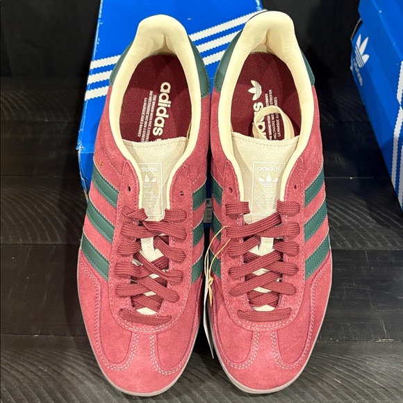 Adidas Gazelle Indoor Sneaker (Men)
Shadow Red/Green/White - Picture 3 of 6